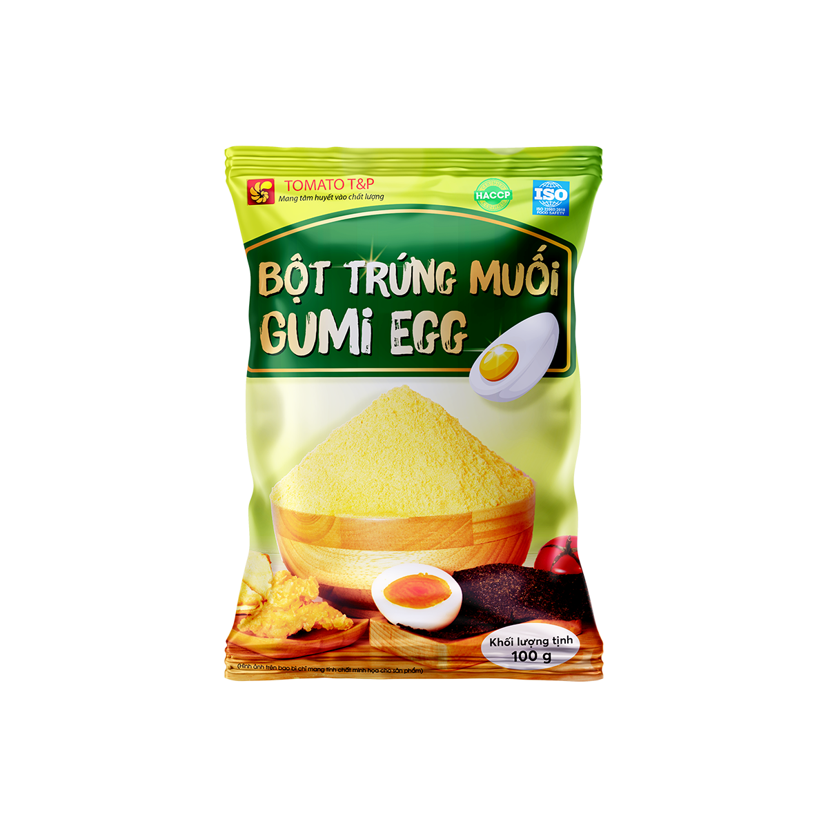 Bột Trứng Muối Gumi Egg 100g - Tomato T&P